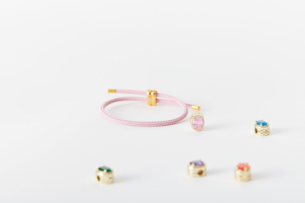 CharmedPaws Matching Pink Collar and Bracelet Bundle