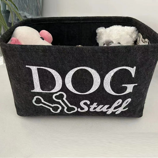 Pet Dog Cat Toy Storage Box