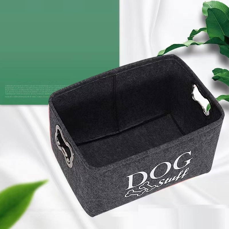 Pet Dog Cat Toy Storage Box