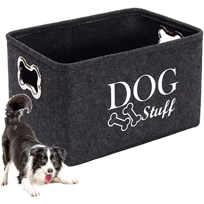 Pet Dog Cat Toy Storage Box