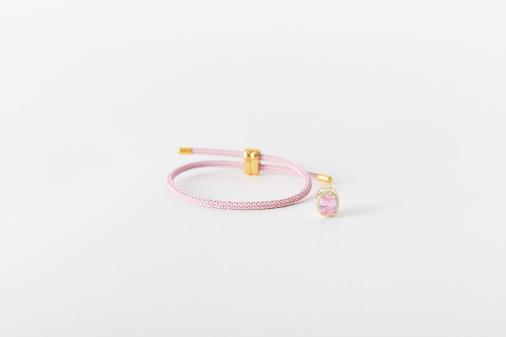 Pretty in Pink Bundle (matching collar, bracelet and charms set)
